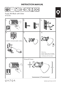 Instrukcja Qazqa 97078 Frodo Lampa