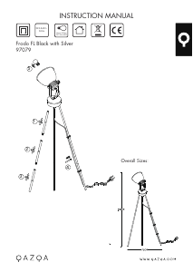 Instrukcja Qazqa 97079 Frodo Lampa