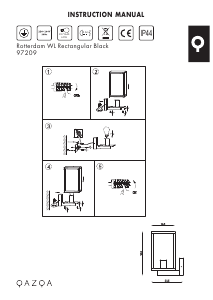 Instrukcja Qazqa 97209 Rotterdam Lampa