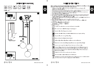 Instrukcja Qazqa 97251 Pallon Lampa