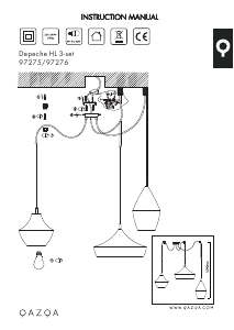 Instrukcja Qazqa 97275 Depeche Lampa