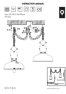 Bruksanvisning Qazqa 97355 Sani Lampe