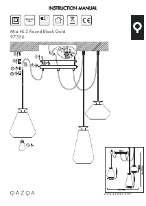 Bruksanvisning Qazqa 97356 Mia Lampe