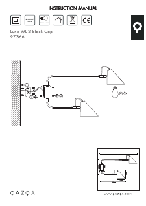 Instrukcja Qazqa 97366 Lune Lampa