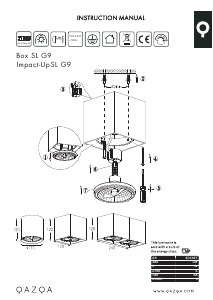 Bruksanvisning Qazqa 97374 Up G9 Lampa