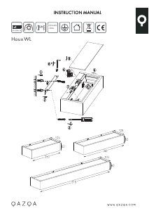 Instrukcja Qazqa 97379 Houx Lampa