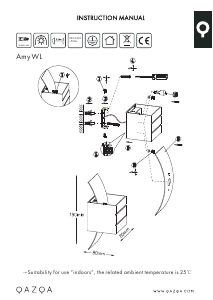 Instrukcja Qazqa 97385 Amy Lampa
