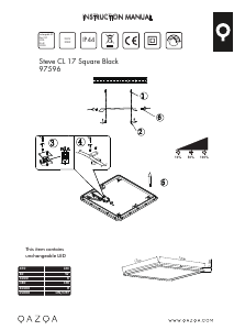 Bruksanvisning Qazqa 97596 Steve Lampe