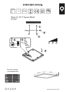 Bruksanvisning Qazqa 97597 Steve Lampa