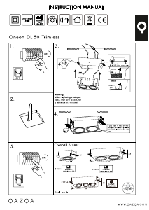 Bedienungsanleitung Qazqa 97737 Oneon 3 Leuchte