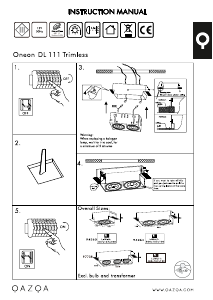 Manual de uso Qazqa 97738 3 Lámpara