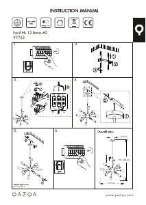 Instrukcja Qazqa 97753 Facil Lampa