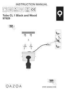 Instrukcja Qazqa 97829 Tubs Lampa