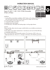 Bruksanvisning Qazqa 97851 Expert Lampa