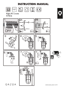 Manual de uso Qazqa 97854 Mighty Lámpara