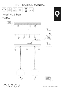 Manual Qazqa 97866 Hoodi Lampă