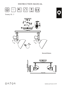 Bedienungsanleitung Qazqa 98067 Tommy Leuchte