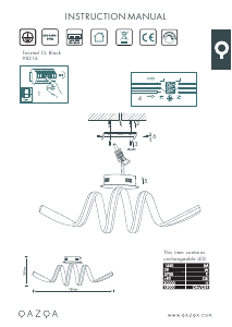 Manual de uso Qazqa 98216 Twisted Lámpara