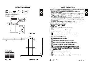 Instrukcja Qazqa 98223 Platina Lampa