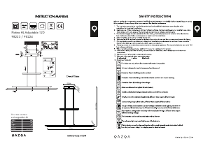 Bedienungsanleitung Qazqa 98224 Platina Leuchte