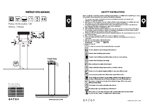 Instrukcja Qazqa 98225 Platina Lampa