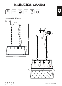 Bruksanvisning Qazqa 98289 Captiva Lampa