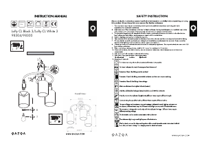 Bruksanvisning Qazqa 98304 Lofty Lampa