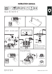 Bruksanvisning Qazqa 98339 Qure Lampe