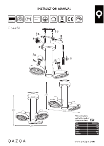 Bruksanvisning Qazqa 98381 Goes Lampa