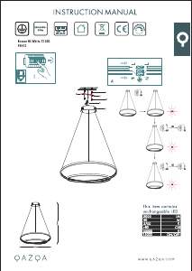 Bruksanvisning Qazqa 98412 Rowan Lampe