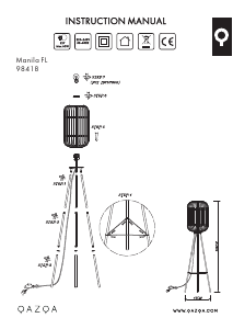 Instrukcja Qazqa 98418 Manila Lampa