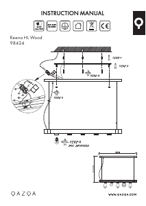 Instrukcja Qazqa 98424 Reena Lampa