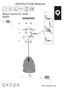 Instrukcja Qazqa 98462 Nidum Garza Lampa