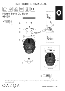 Handleiding Qazqa 98465 Nidum Bene Lamp