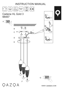 Bruksanvisning Qazqa 98467 Catena Lampe