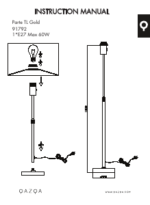 Instrukcja Qazqa 98599 Puros Lampa
