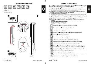 Manual de uso Qazqa 98707 Pallon Lámpara