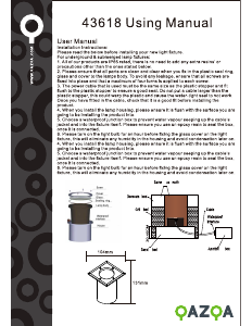 Instrukcja Qazqa 98719 Basic Square Lampa