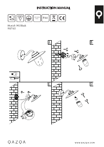 Manual de uso Qazqa 98765 Munich Lámpara