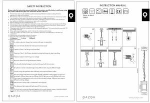 Instrukcja Qazqa 98802 Gleam Lampa