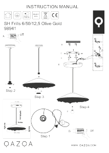 Instrukcja Qazqa 98941 Frills Lampa
