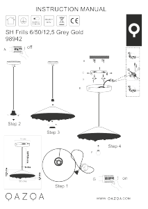 Manuale Qazqa 98942 Frills Lampada
