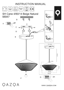 Bruksanvisning Qazqa 98947 Frills Can Lampe