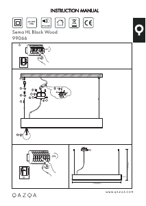 Instrukcja Qazqa 99066 Sema Lampa