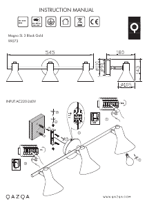 Instrukcja Qazqa 99073 Magno Lampa