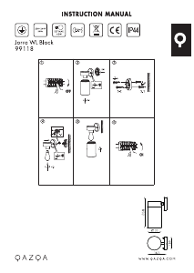 Bruksanvisning Qazqa 99118 Jarra Lampa