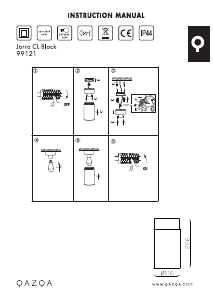 Instrukcja Qazqa 99121 Jarra Lampa