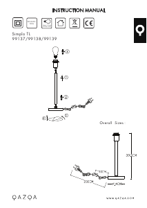 Instrukcja Qazqa 99138 Simplo Lampa
