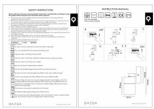 Manuale Qazqa 99492 Solo Lampada