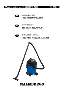 Käyttöohje Malmbergs EC808SNP-1250 Pölynimuri